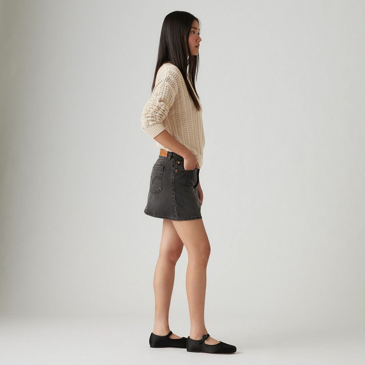 Gonna Icon skirt dark mirror, LEVI'S