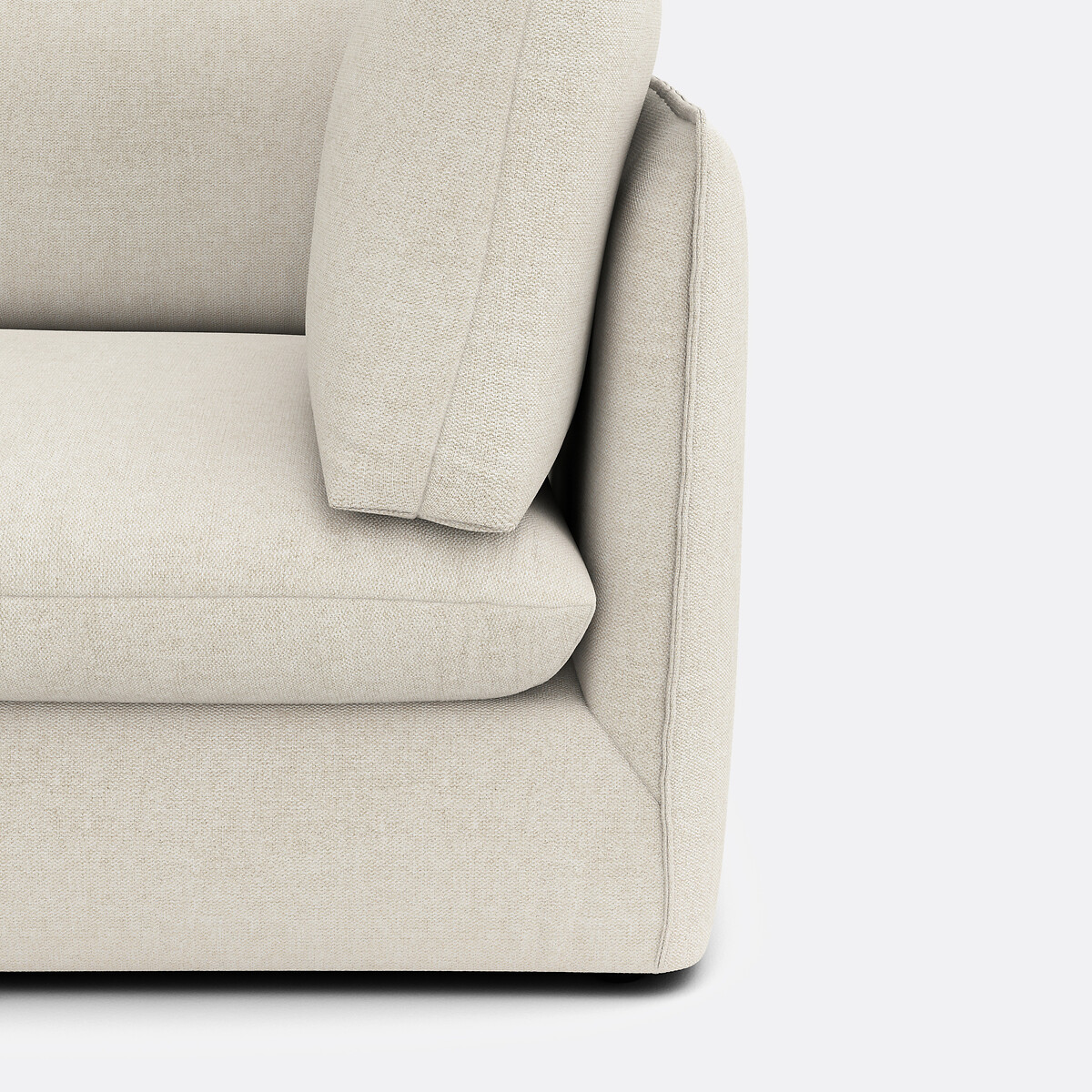 XL fauteuilelement voor modulaire bank, polyester, MALO ecru, LA REDOUTE INTERIEURS