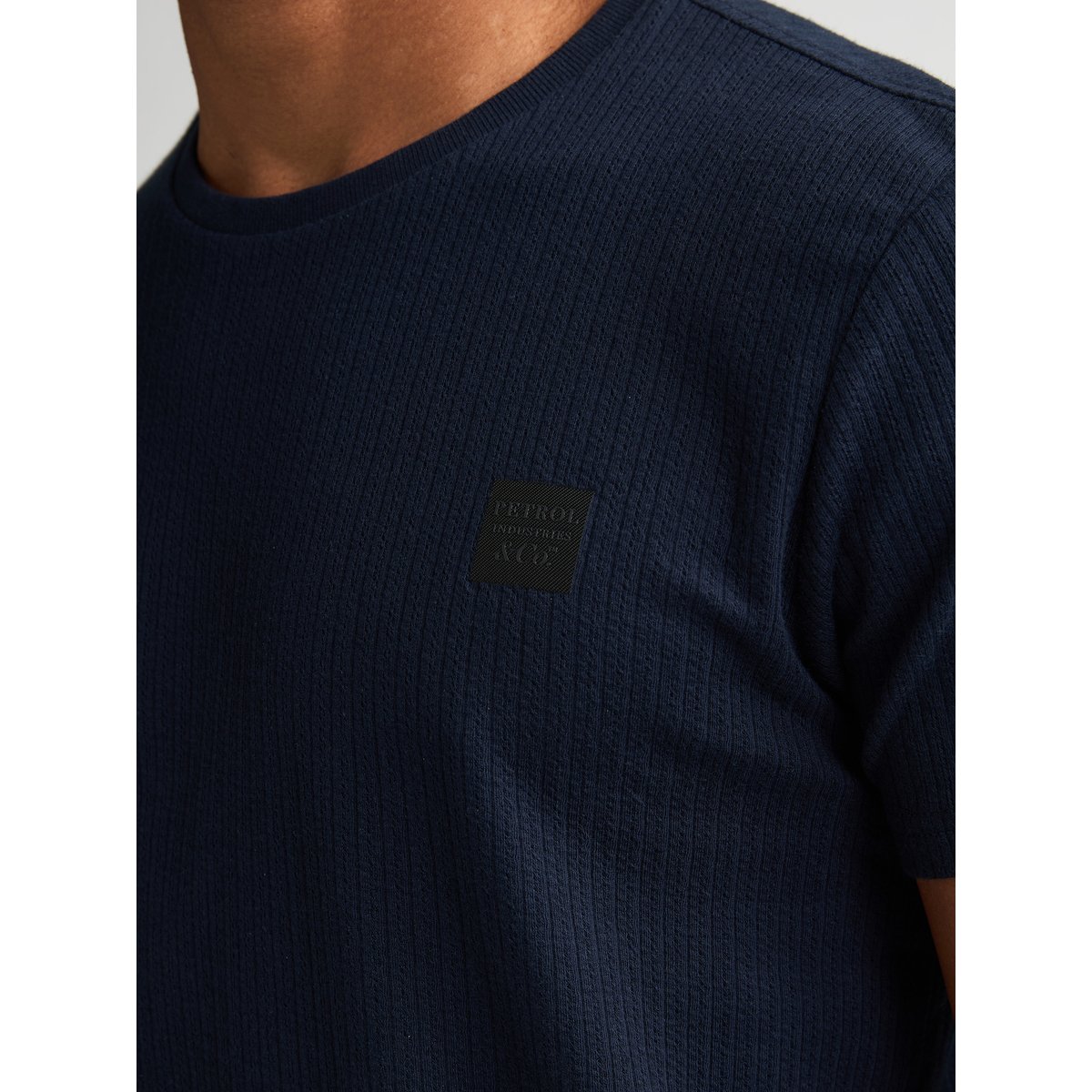 T-shirt en jersey orbita bleu navy blue, PETROL INDUSTRIES