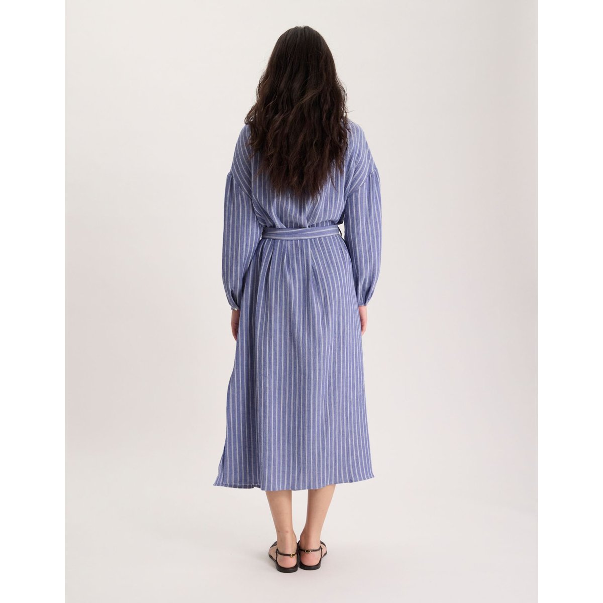 Robe Livia en coton rayé, INES DE LA FRESSANGE PARIS