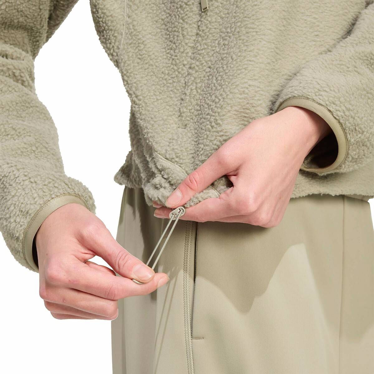 Polaire demi-zip Urban Outdoor gris, ADIDAS SPORTSWEAR