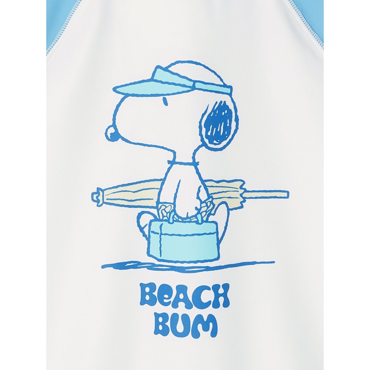 Maillot de bain anti UV Snoopy bleu ciel, VERTBAUDET