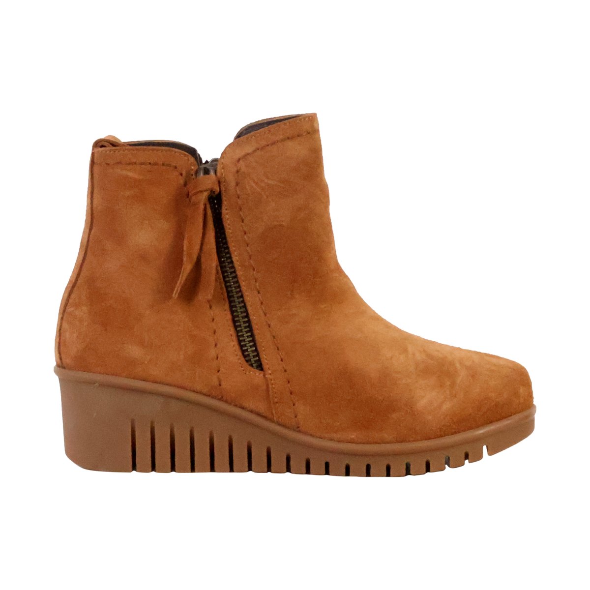 Basket Montante Cuir Alénoa camel, THE DIVINE FACTORY