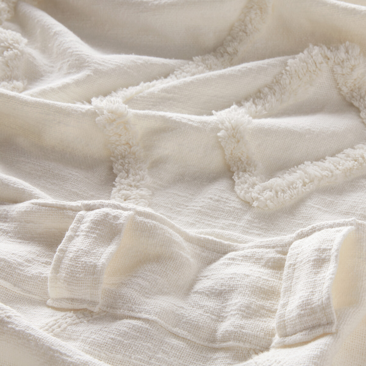 Rideau pattes cachées coton, Assa blanc, LA REDOUTE INTERIEURS