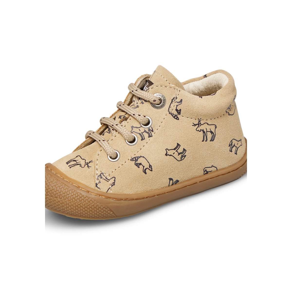 Chaussures premiers pas en suède COCOON beige-, NATURINO
