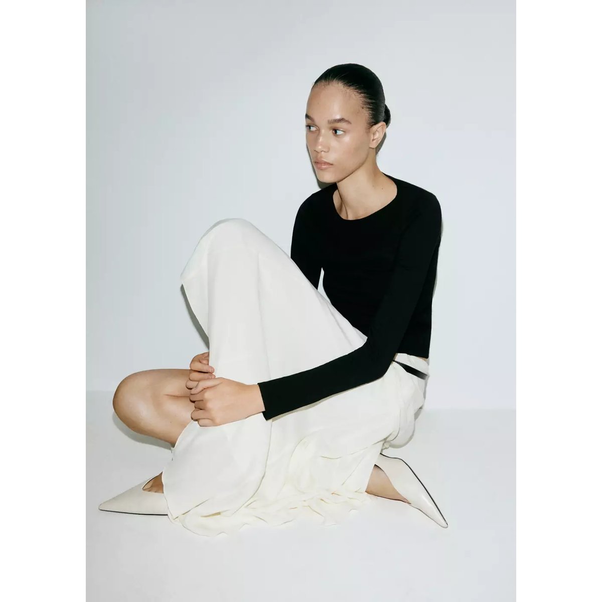 Pull rira noir, MANGO