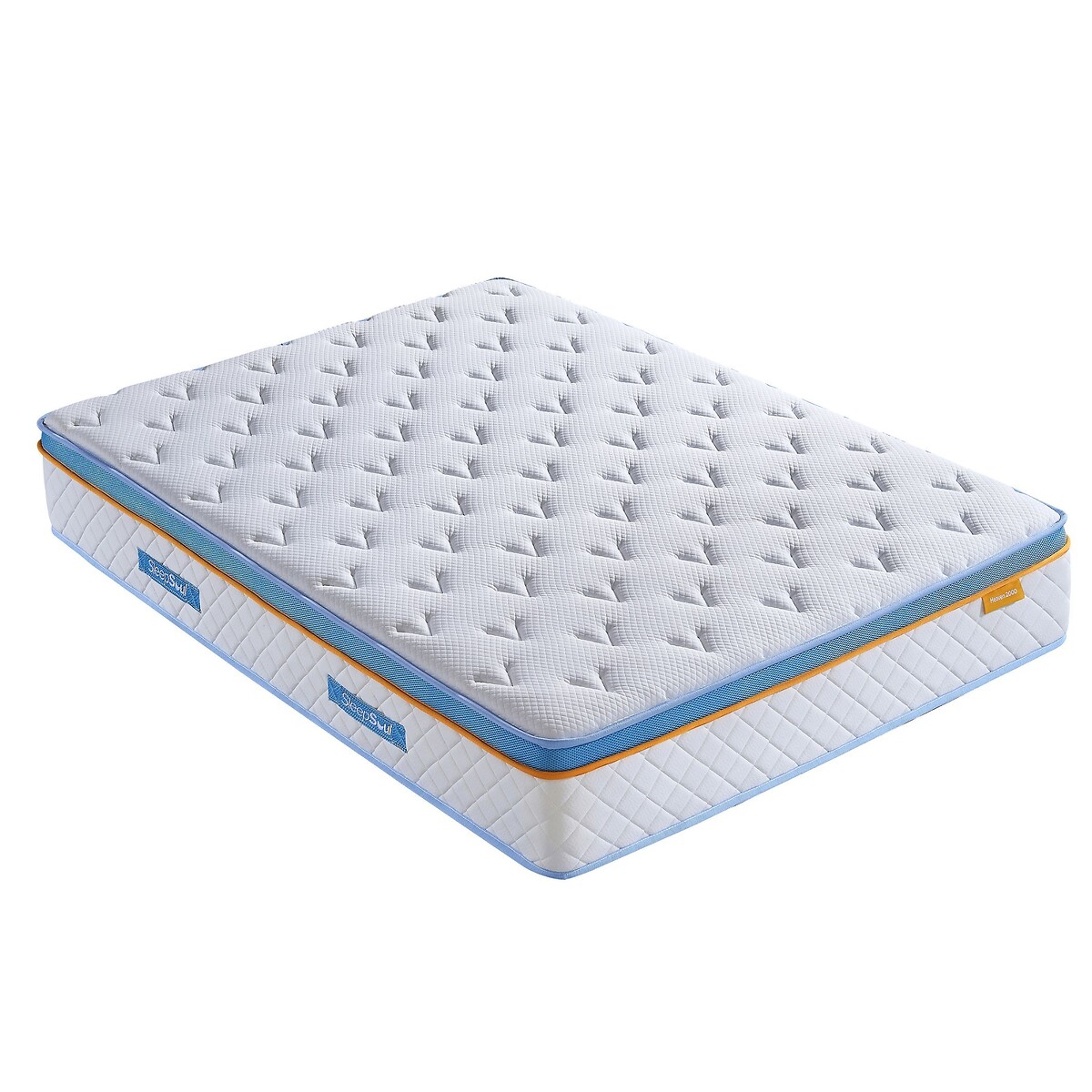 SleepSoul Heaven 2000 Pocket Hybrid Mattress white, SLEEPSOUL