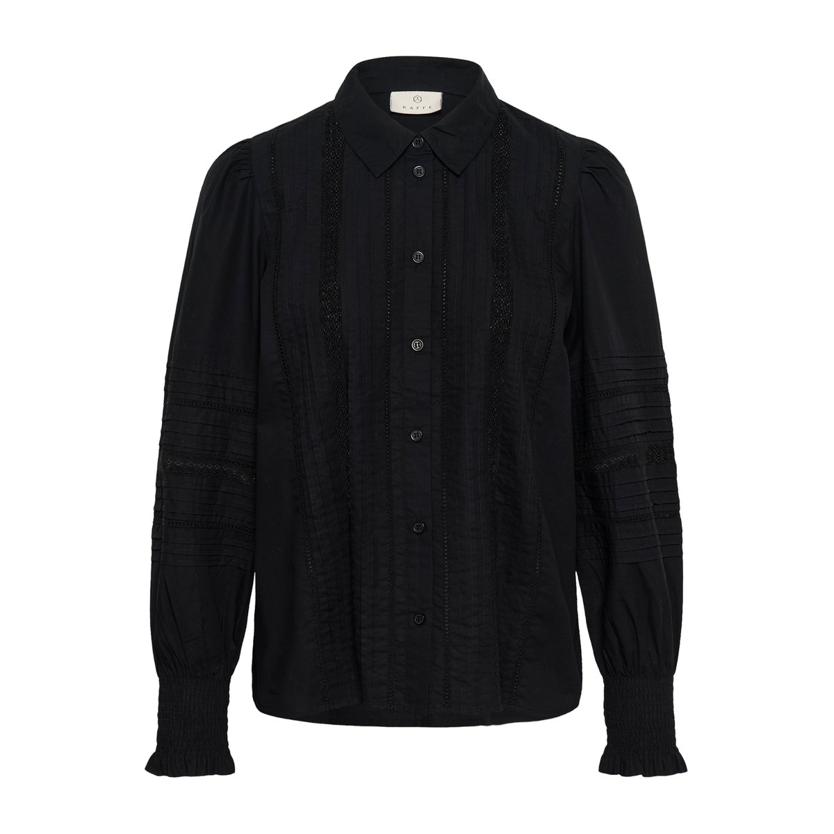 Chemise à manches longues noir black deep, KAFFE