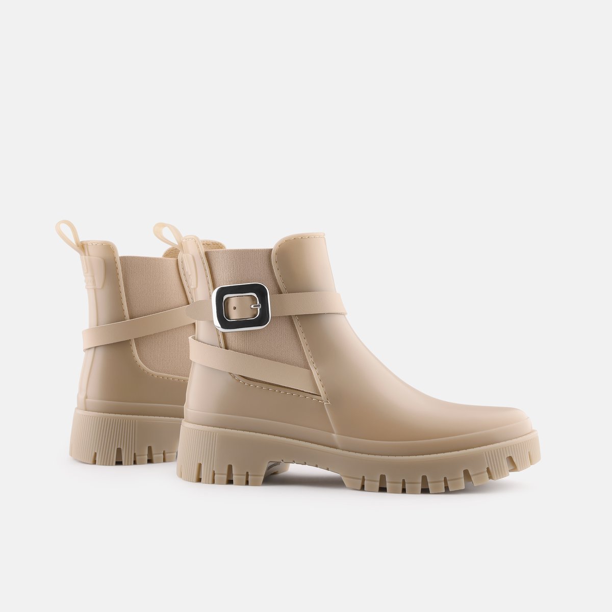 Bottines de pluie avec semelle intérieure respirable SADIE poussière nude, LEMON JELLY