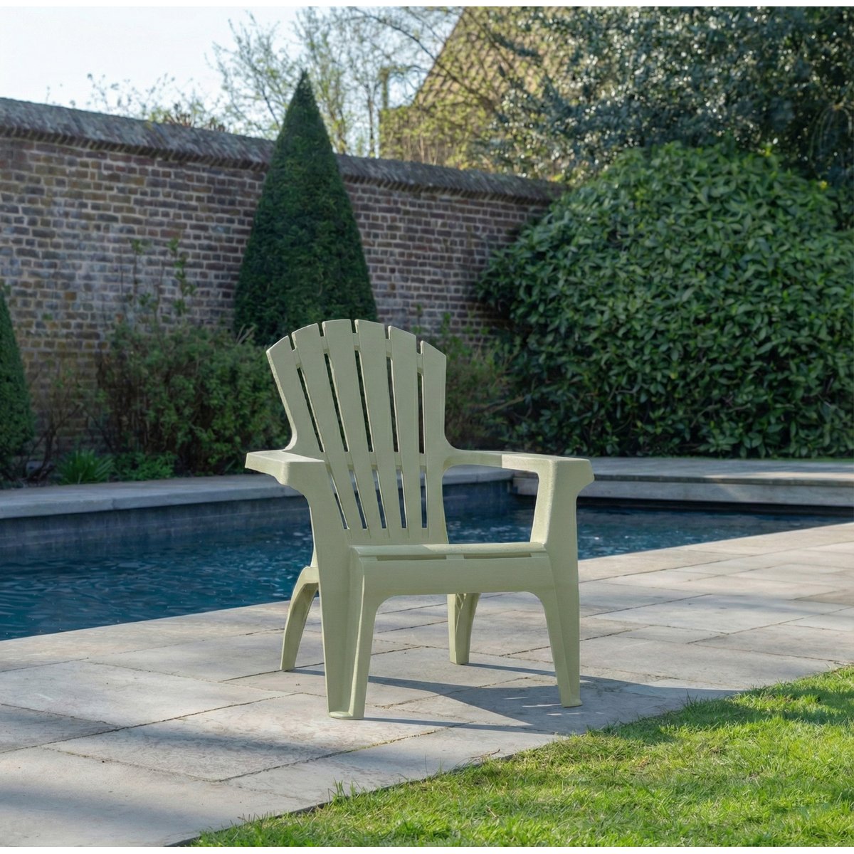 Lot de 2 fauteuils ADIRONDACK vert, WILSA GARDEN