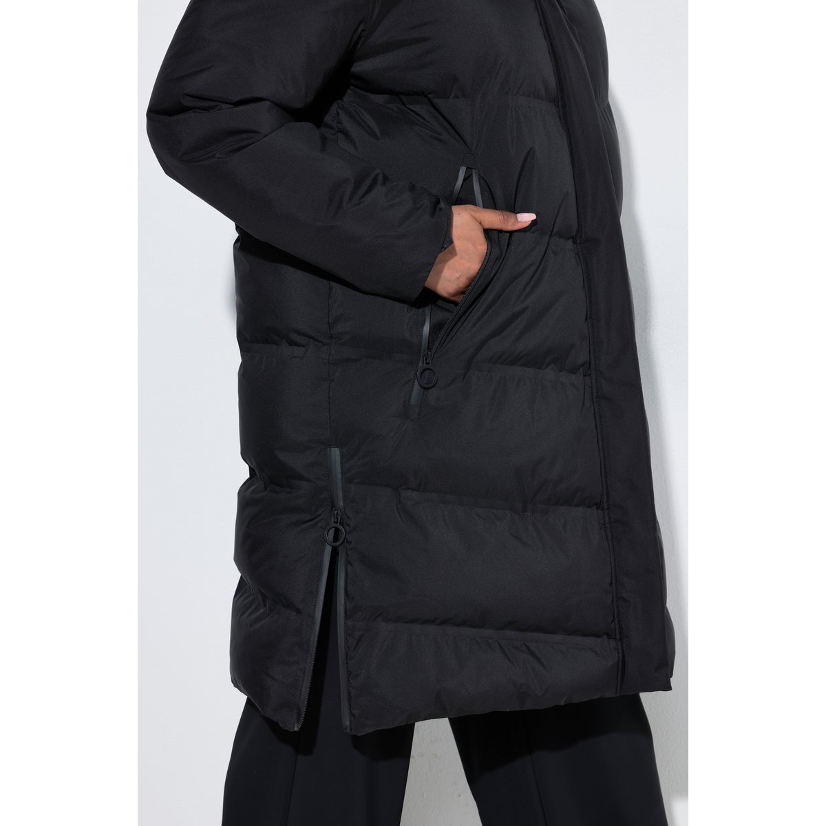 Manteau matelassé technique Sympatex noir, ULLA POPKEN