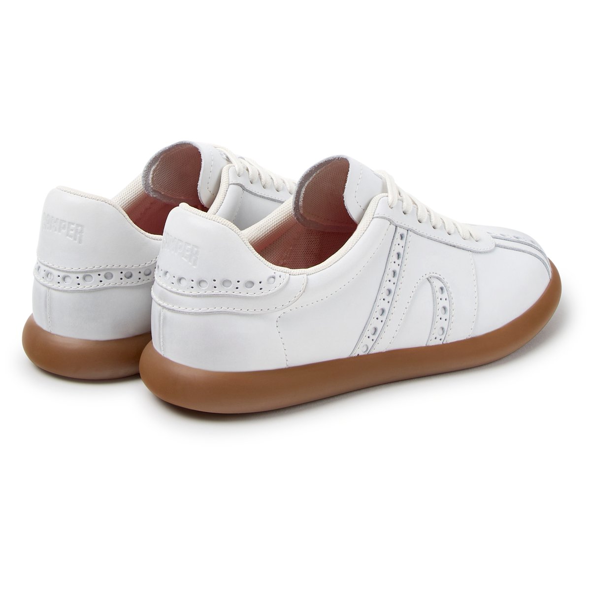 Baskets Pelotas Soller Smooth Leather blanc naturel 003, CAMPER
