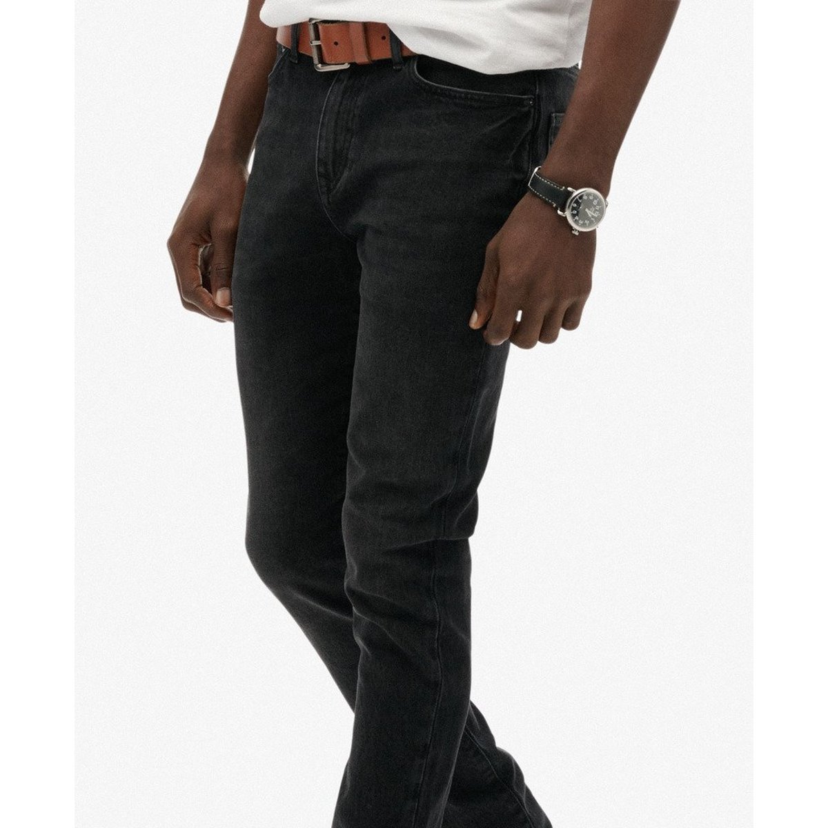 Jean Skinny Vintage noir usé, SUPERDRY