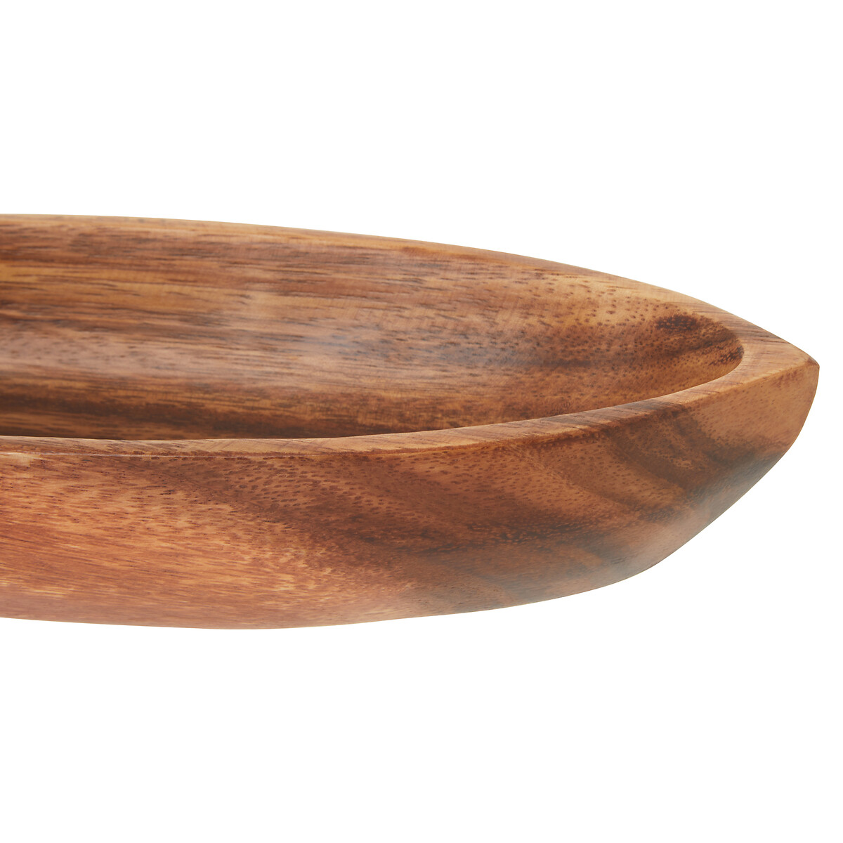 Acacia Wood Boat Shape Tray brown, SO'HOME