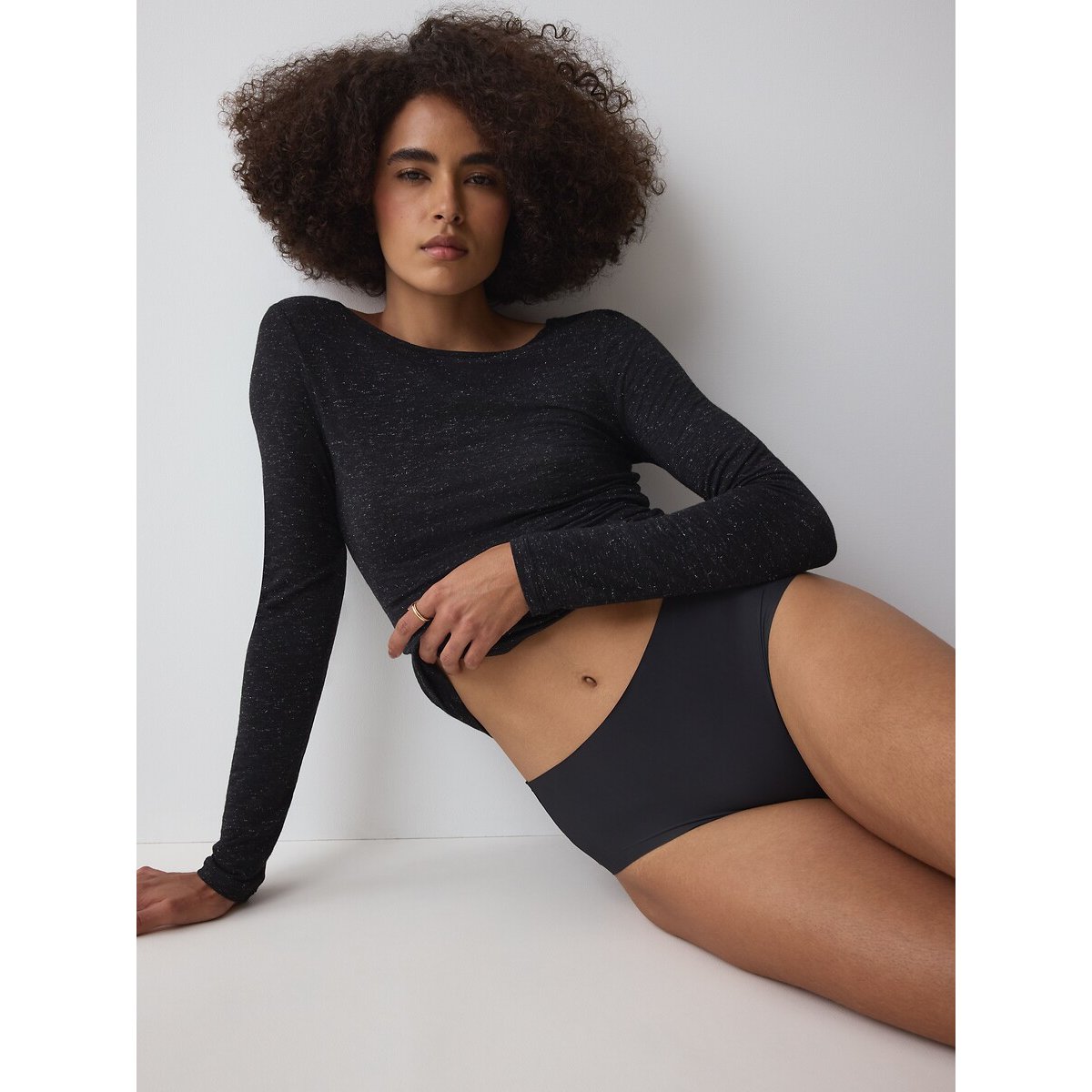 Culotte hispter PRETTY MICRO noir, TRIUMPH