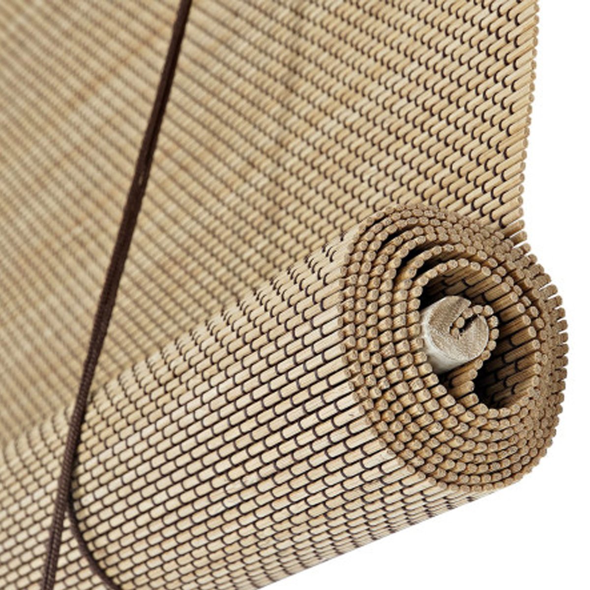 Store enrouleur pour intérieur en bambou 60x3x175cm bois, WADIGA