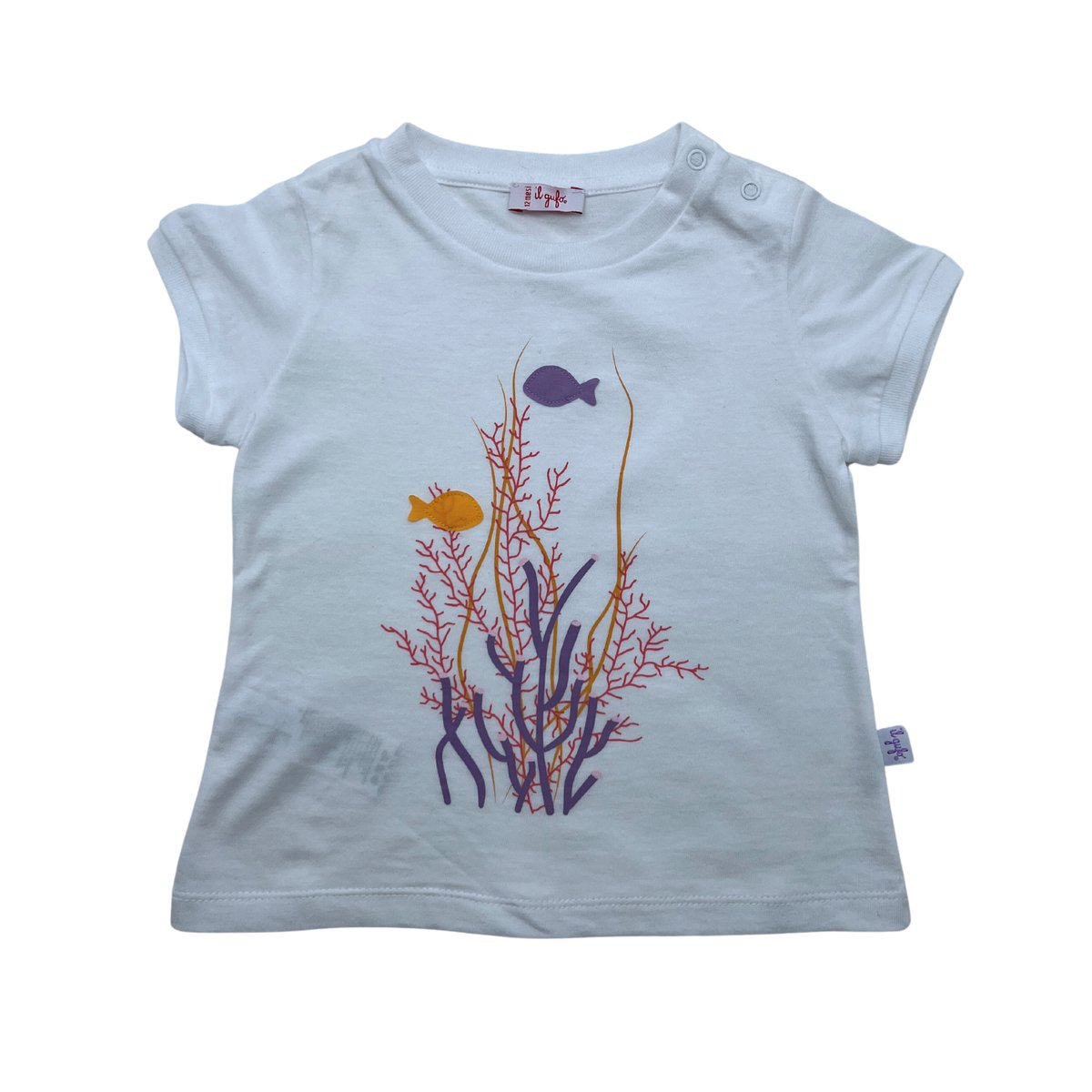 T-shirt bébé - Très bon état blanc, IL GUFO