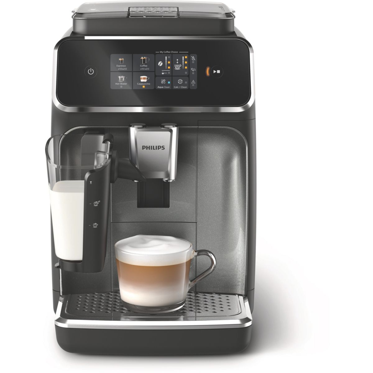 Expresso Broyeur EP2339/10 Machine à café à grain Silent Brew Série 2300 LatteGo couleur unique, PHILIPS