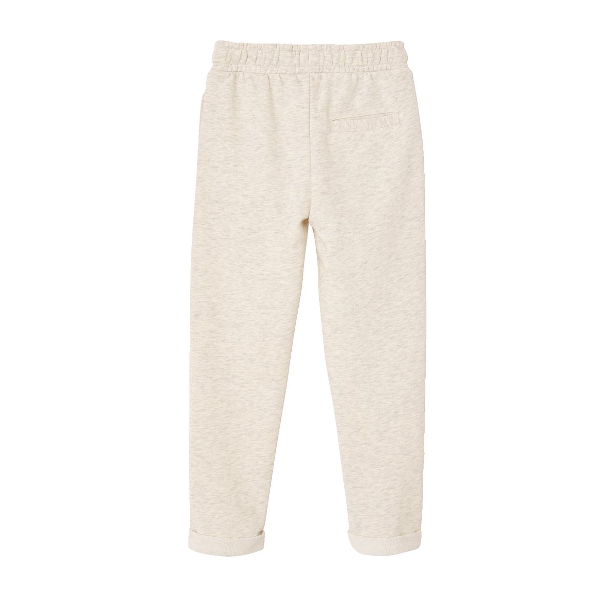 Pantalon de jogging blanc chiné, VERTBAUDET