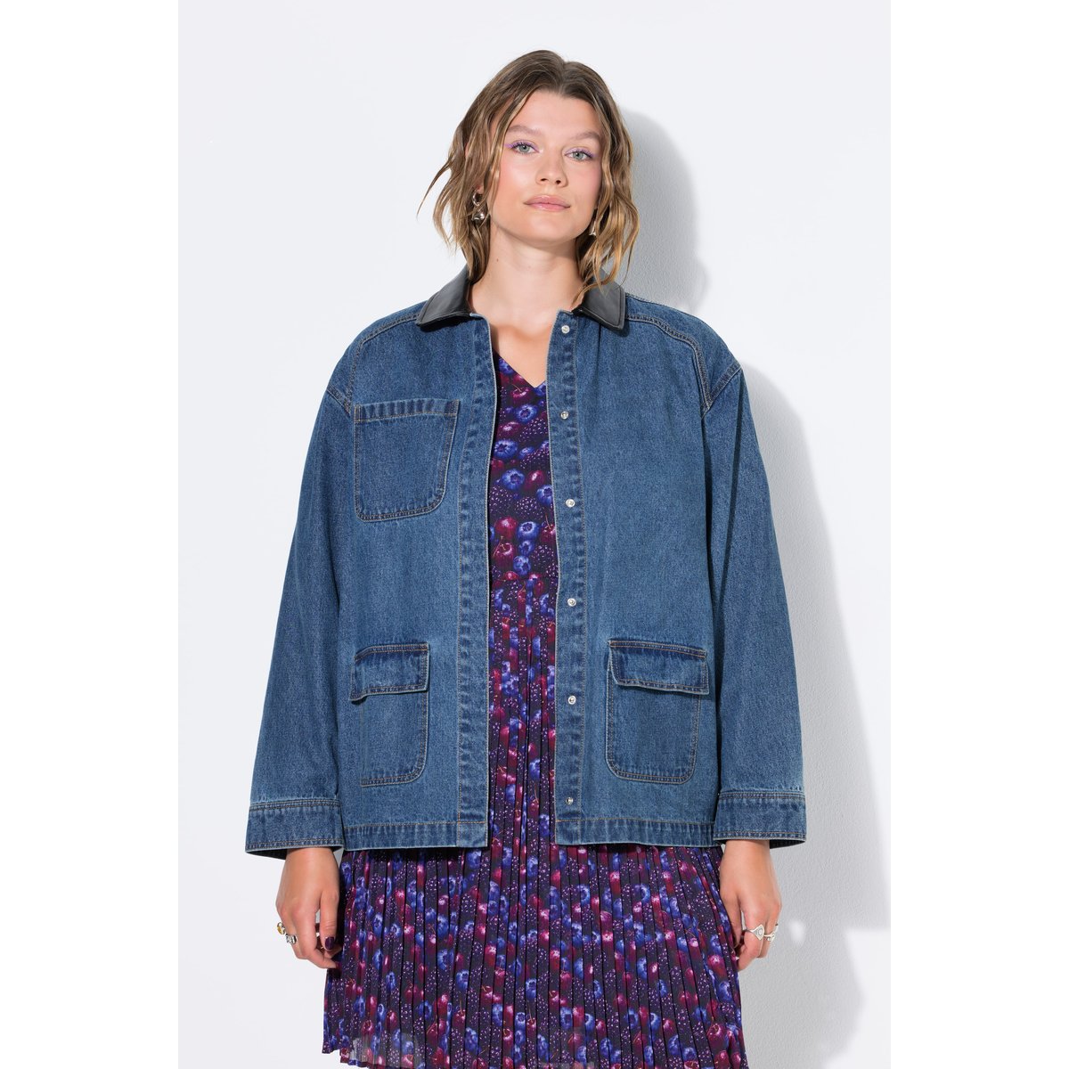Veste en jean, Loose Shape bleu jean, STUDIO UNTOLD