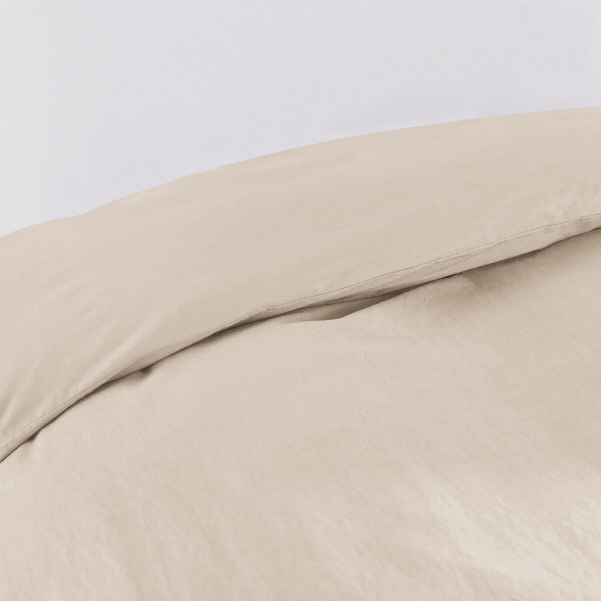 Scenario 100% Washed Cotton Duvet Cover pebble beige , LA REDOUTE INTERIEURS