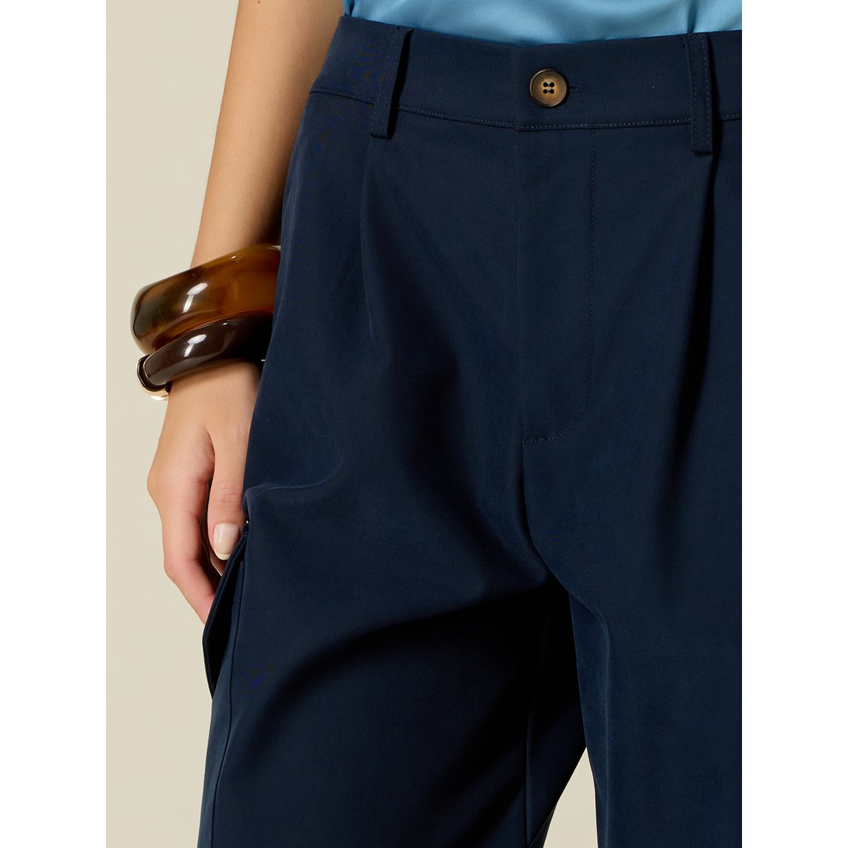 Pantalon cargo bleu, OLTRE