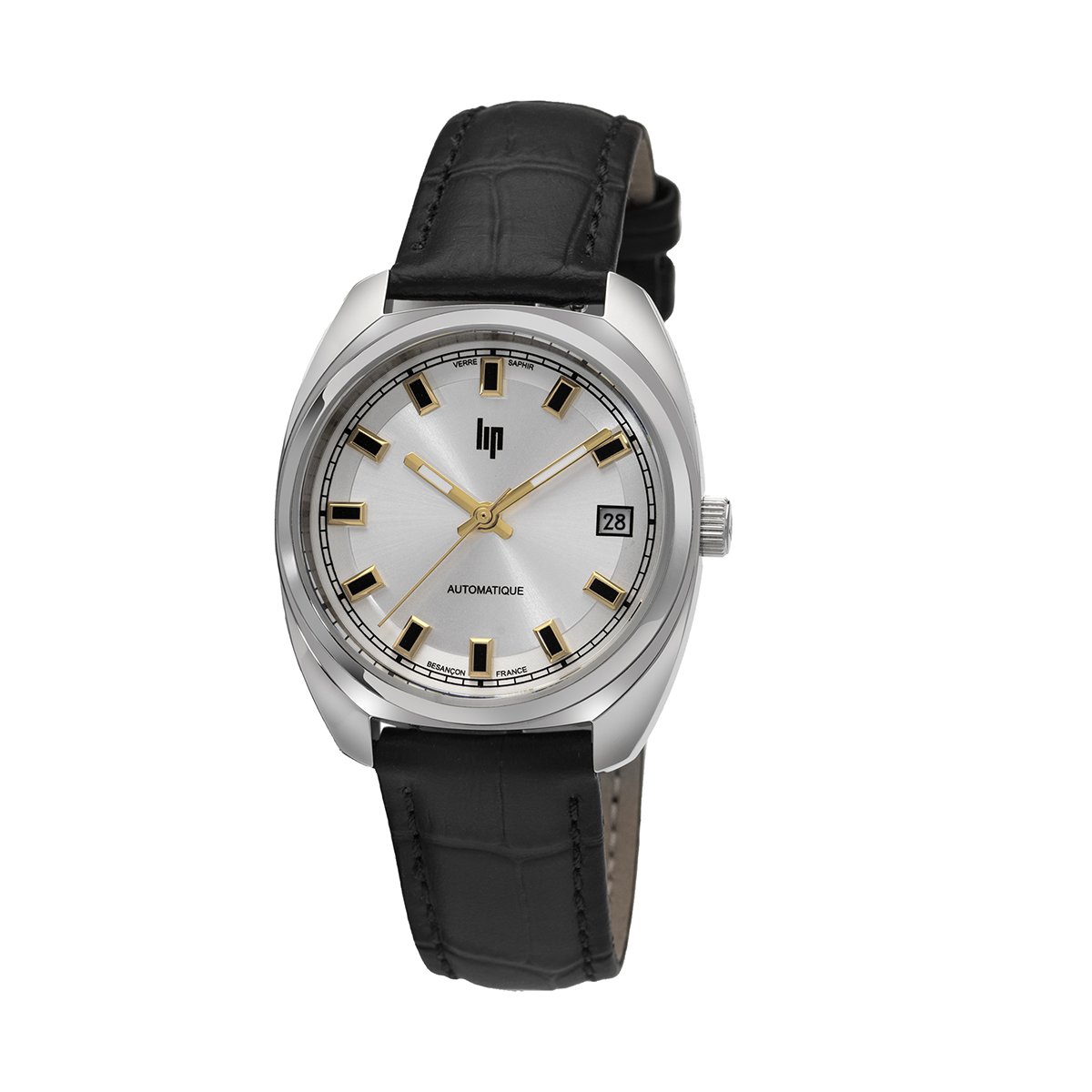 Montre Analogique GÉNÉRAL DE GAULLE argenté argenté noir, LIP
