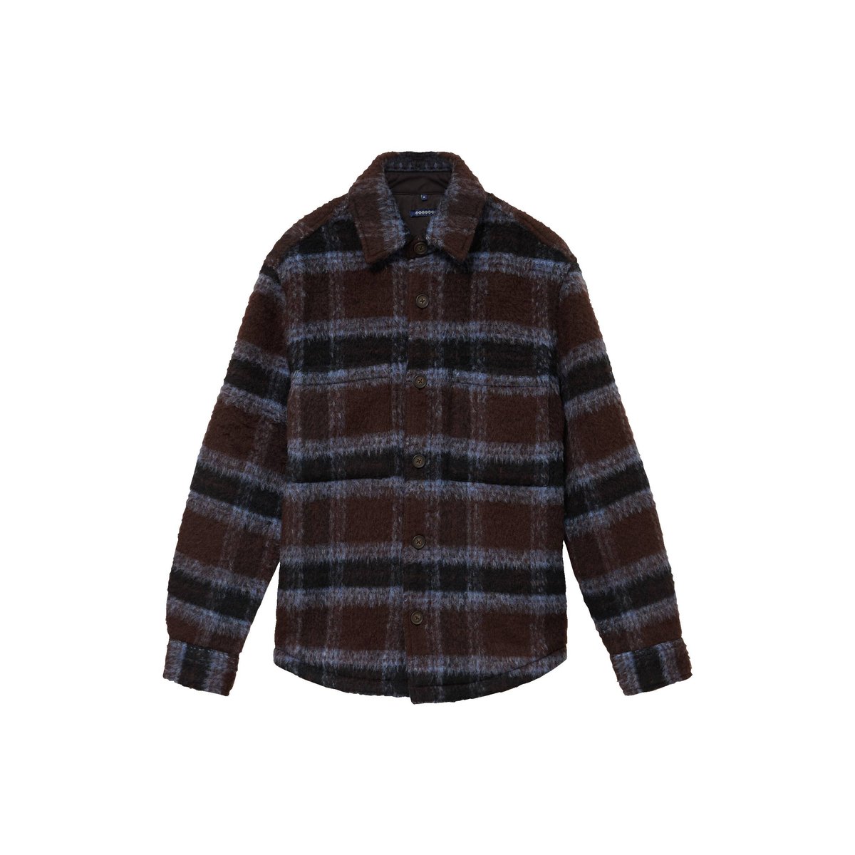 Surchemise oversize manches longues marron, BONOBO