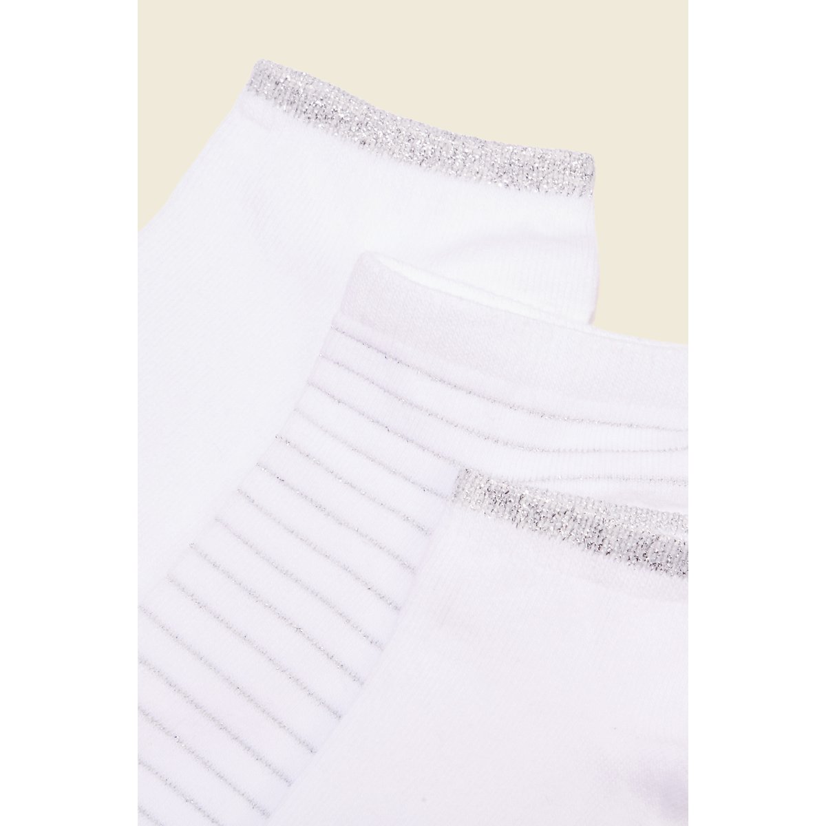 Lot 3 paires chaussettes ecru, BONOBO