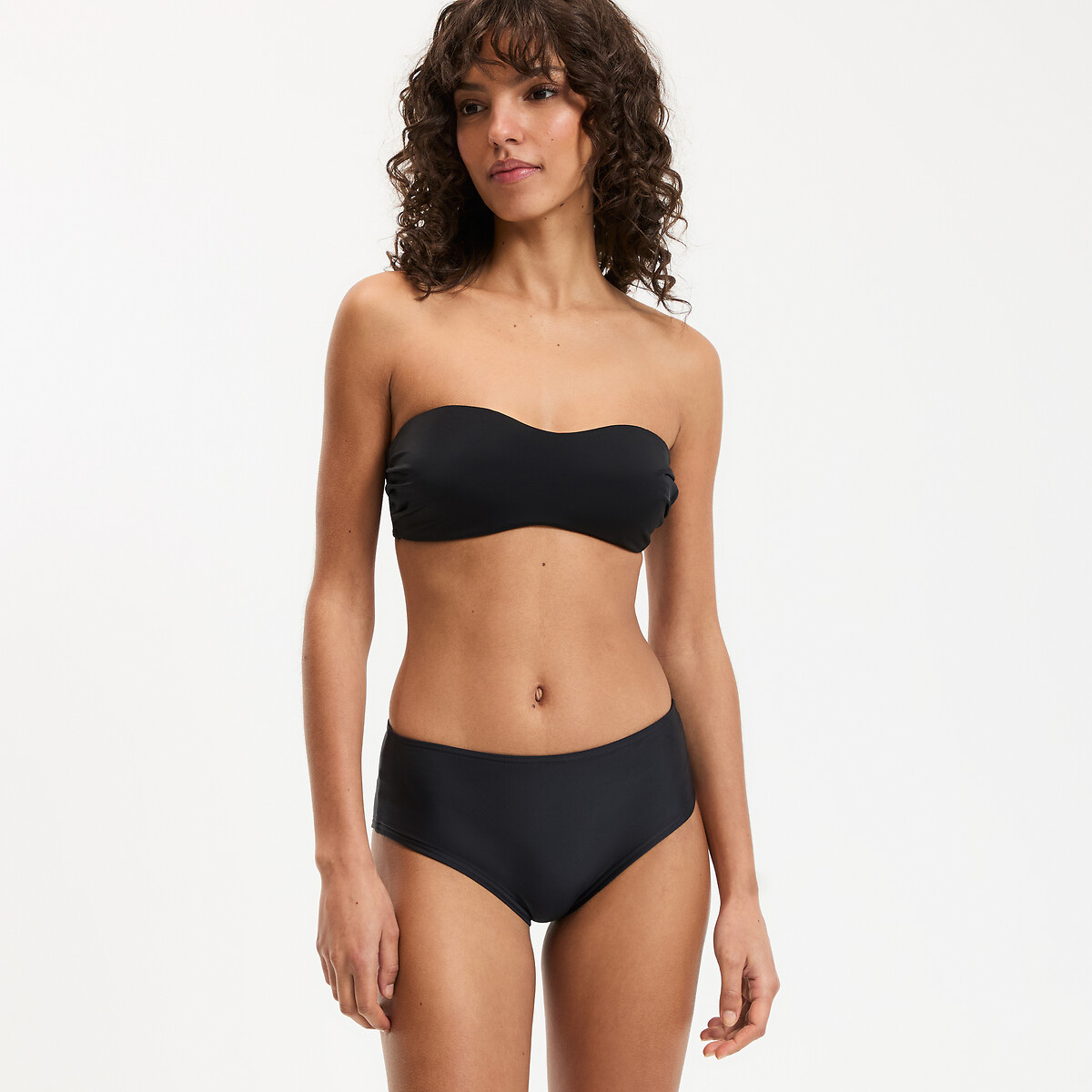 Braga de bikini shorty negro, LA REDOUTE COLLECTIONS