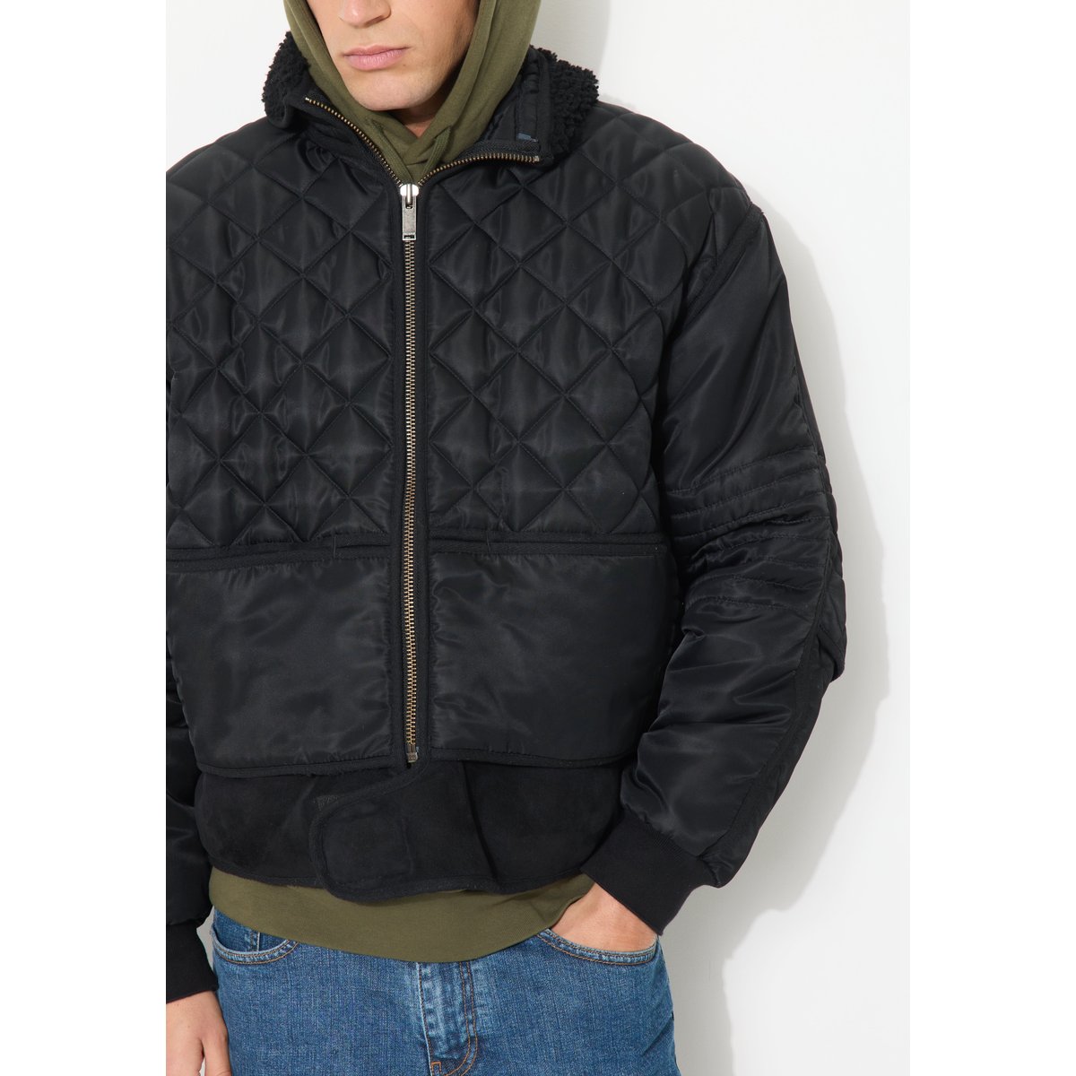Blouson uni col montant COSMO noir, CHEVIGNON