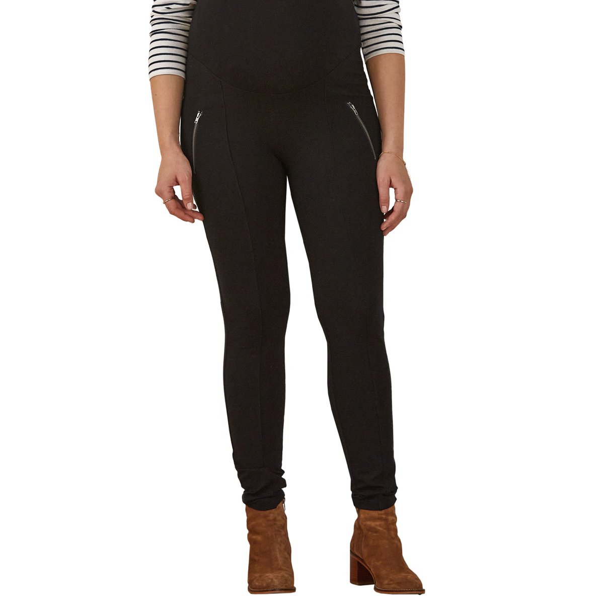 Legging de grossesse en maille milano noir, VERTBAUDET
