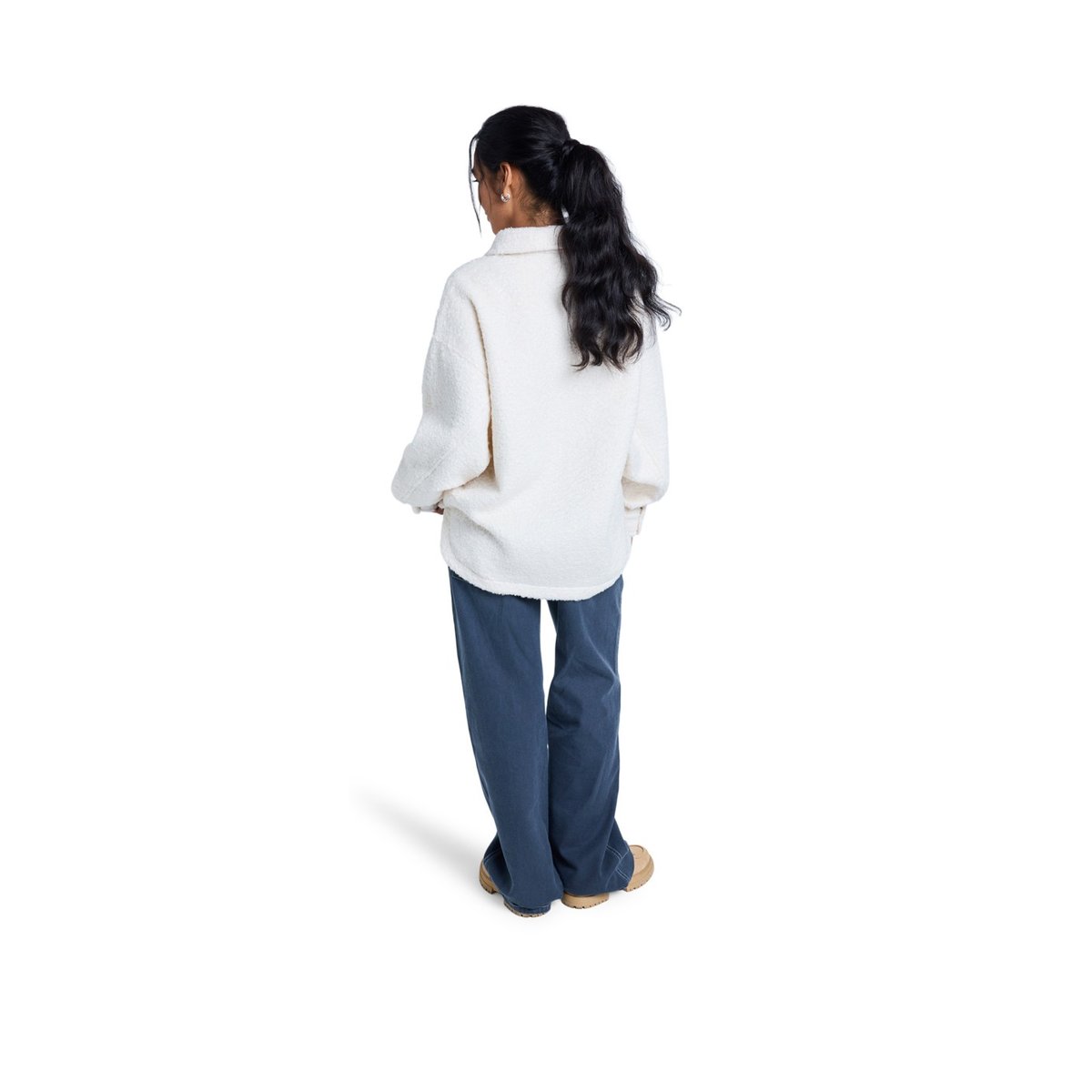 Veste chemise POLAR SHACKET. blanc whisper white, ROXY
