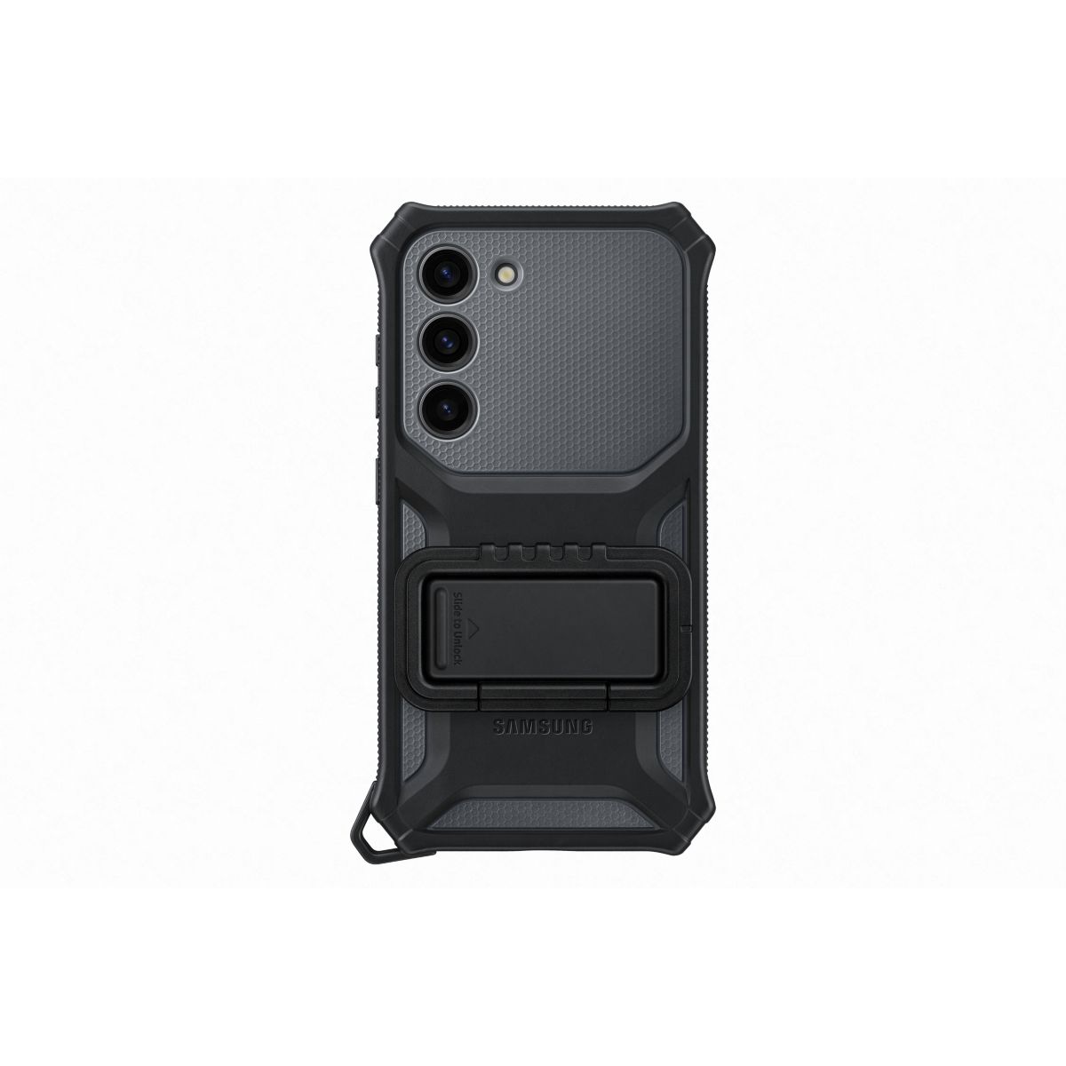 Coque S23 Renforcee support amovible Gri gris, SAMSUNG