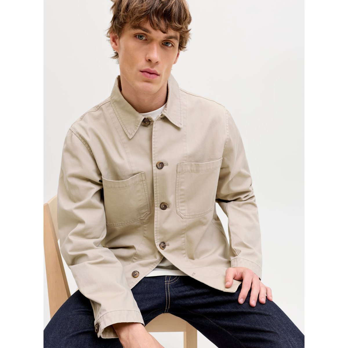 Surchemise grise - crockery 1, JACK & JONES