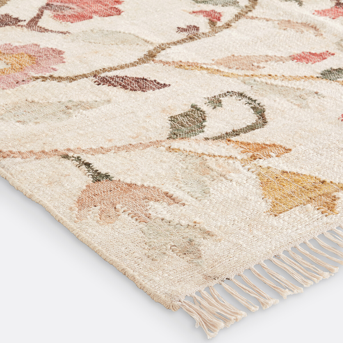 Tapis kilim en jute, Flotissy multicolore, LA REDOUTE INTERIEURS