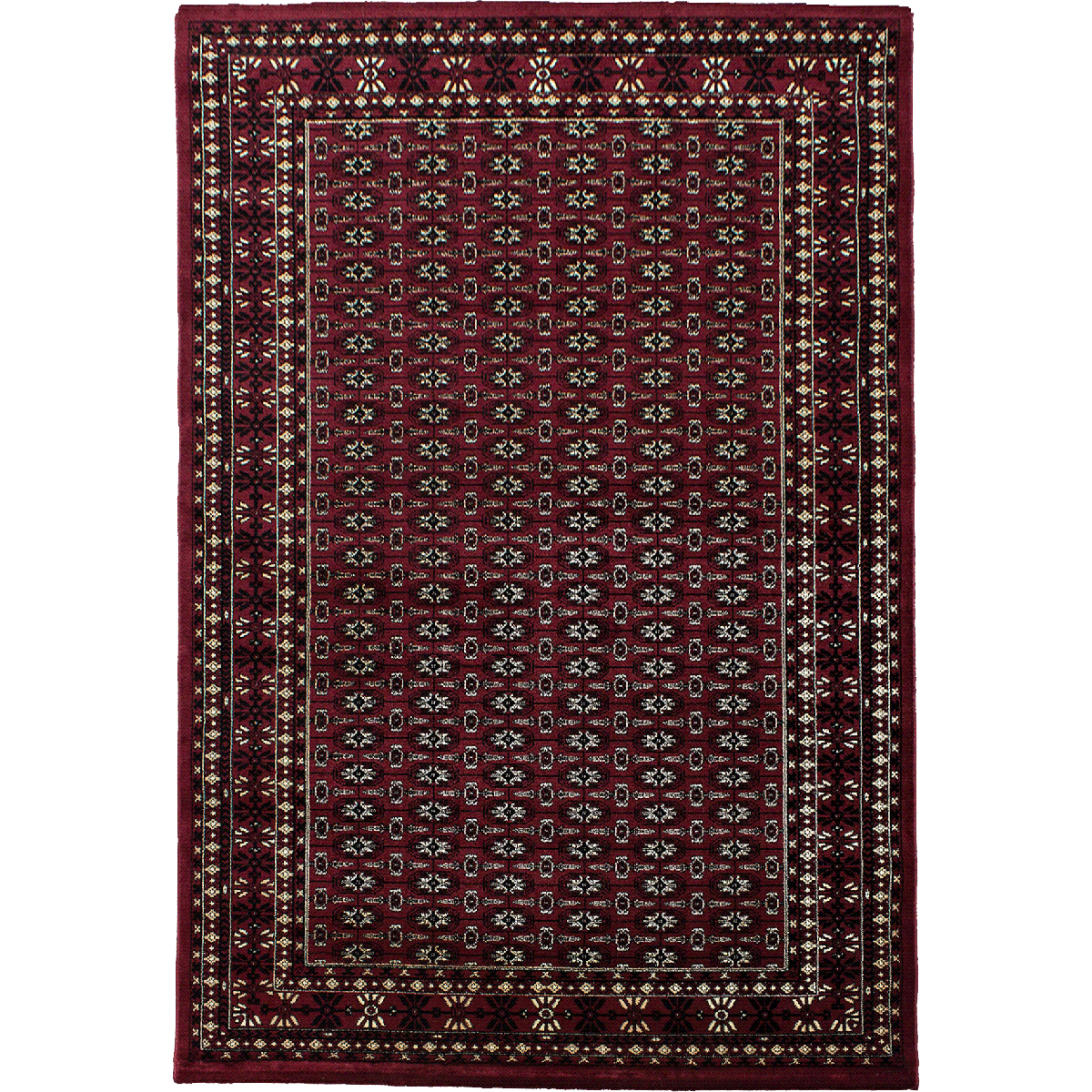 Tapis orient tissé motifs orientaux BISKO 3 rouge, UN AMOUR DE TAPIS