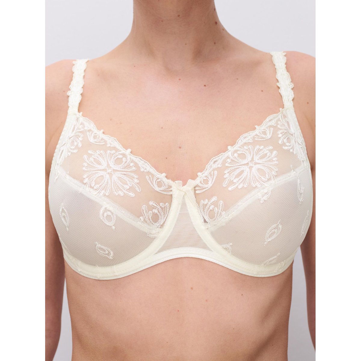 Soutien-gorge à armatures emboîtant Champs Elysées ivoire, CHANTELLE
