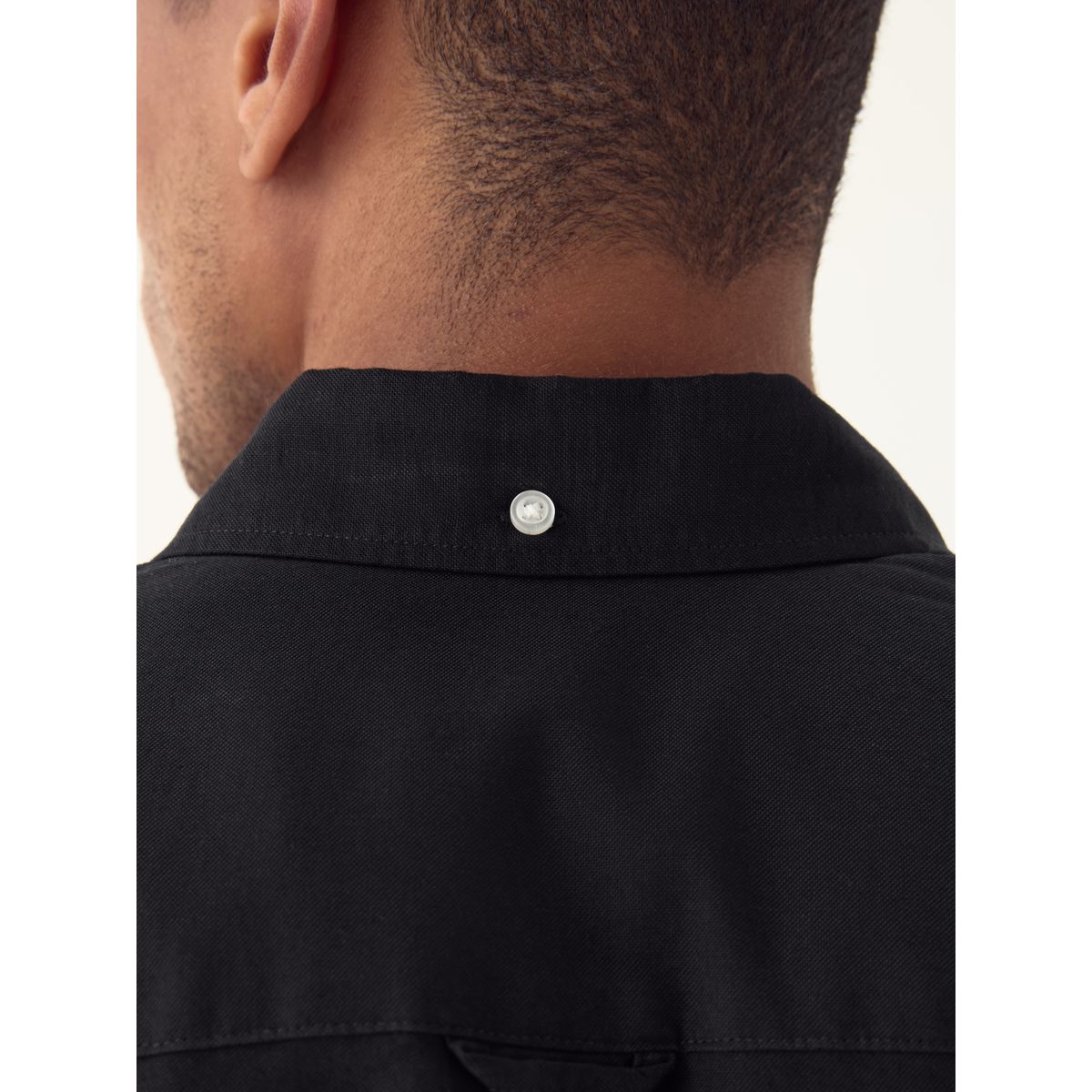 Chemise oxford à manches courtes noir, NEXT