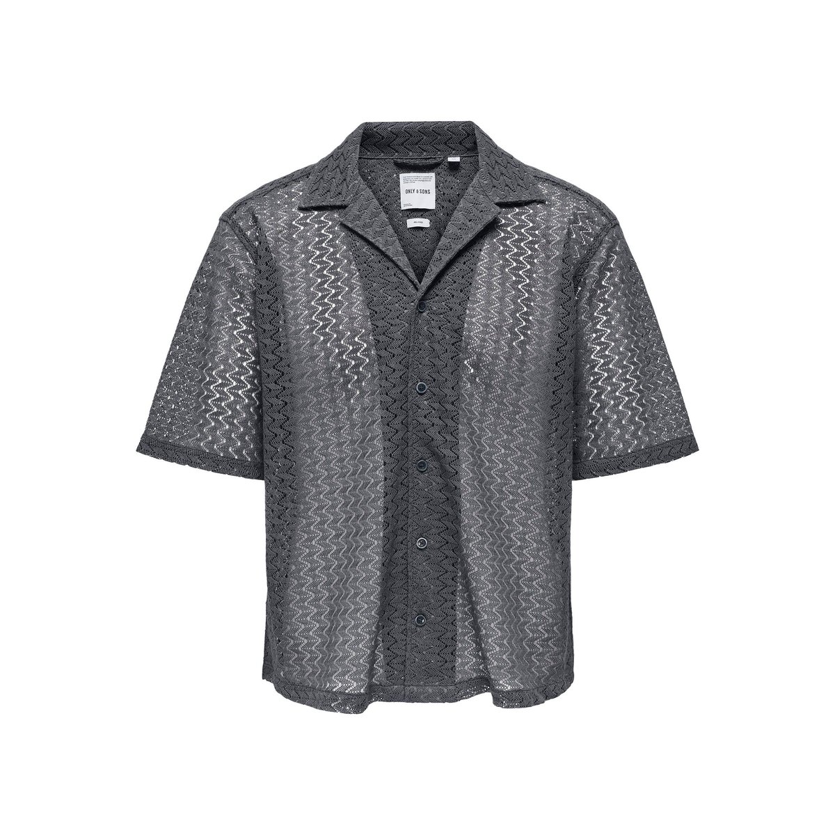 Chemise grey pinstripe, ONLY & SONS