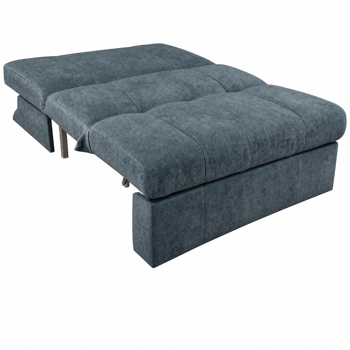 Rockford Chenille Double Sofabed with Pocket Foam Mattress petrol blue, ÉDITÉ