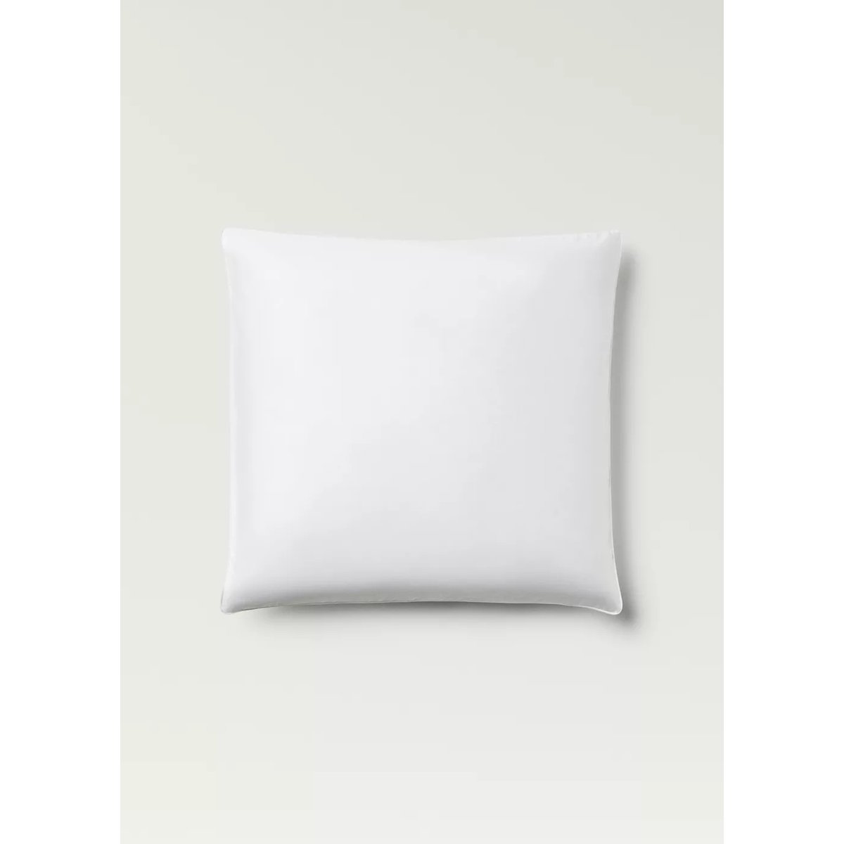 Deux taies d’oreiller coton satin 600 fils 60x60 cm blanc, MANGO HOME