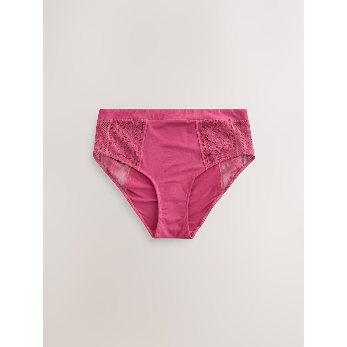 Culotte en dentelle et modal, lot de 3 violet prune, NEXT