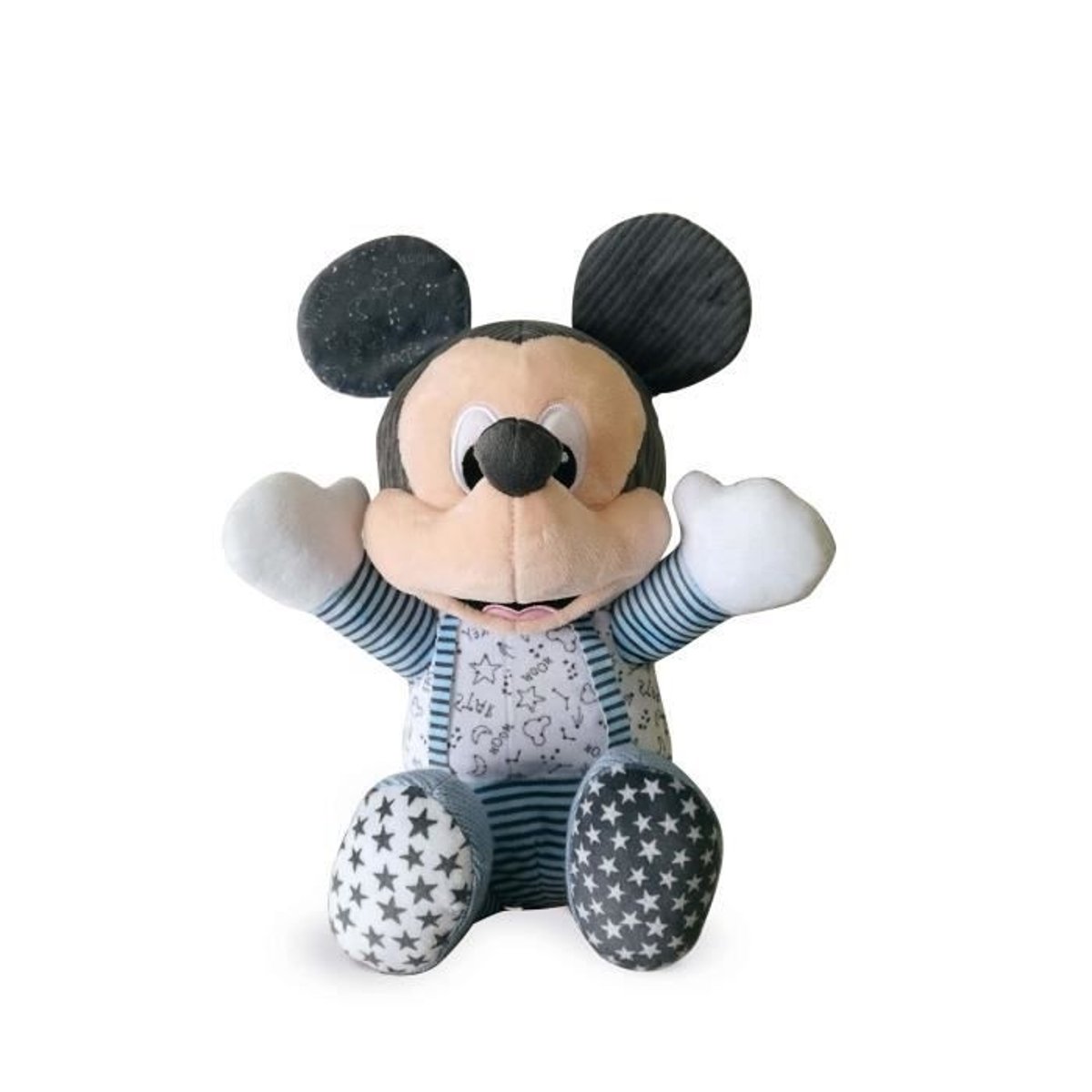 Clementoni - 17394 - Peluche Veilleuse Mickey multicolore, CLEMENTONI