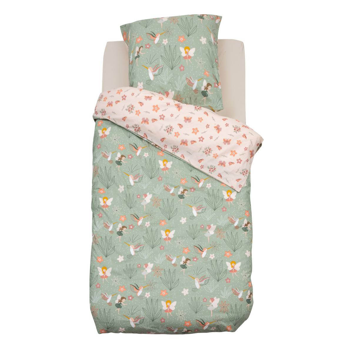Parure de lit enfant APRIL violet, ATMOSPHERA FOR KIDS