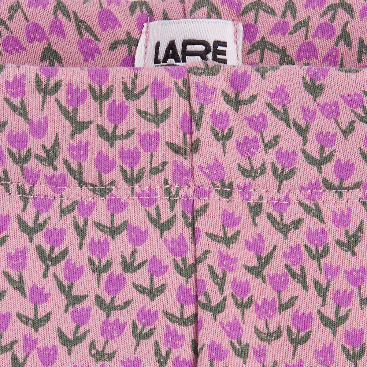 Lot de 2 leggings chauds  kaki + imprimé rose, LA REDOUTE COLLECTIONS