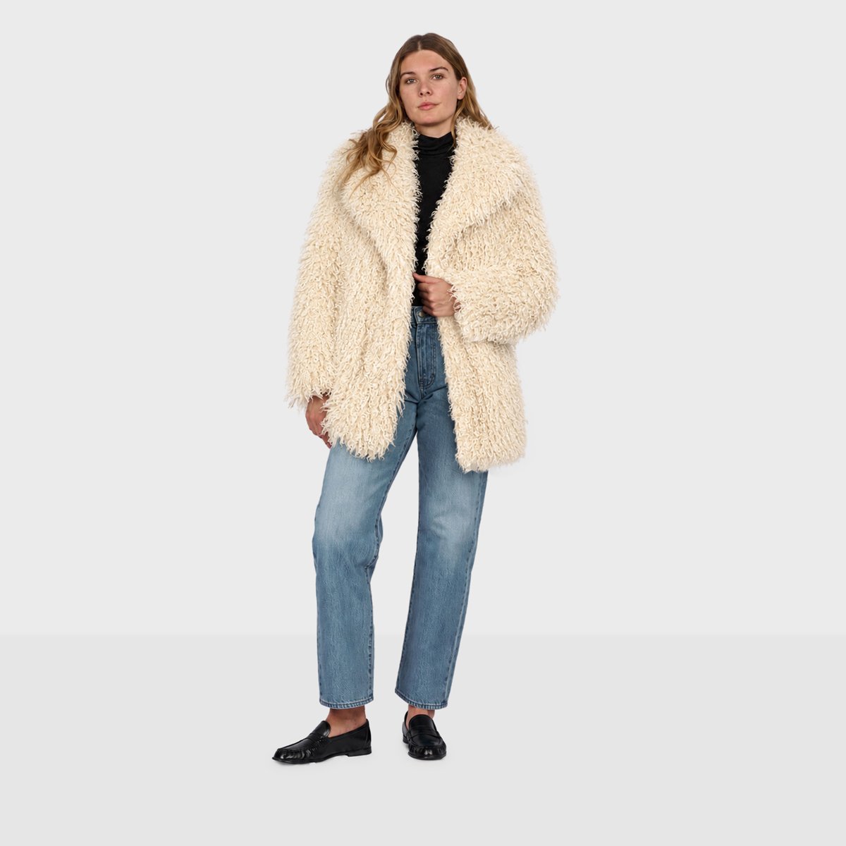 Veste à coupe ample KIWI beige clair, OAKWOOD