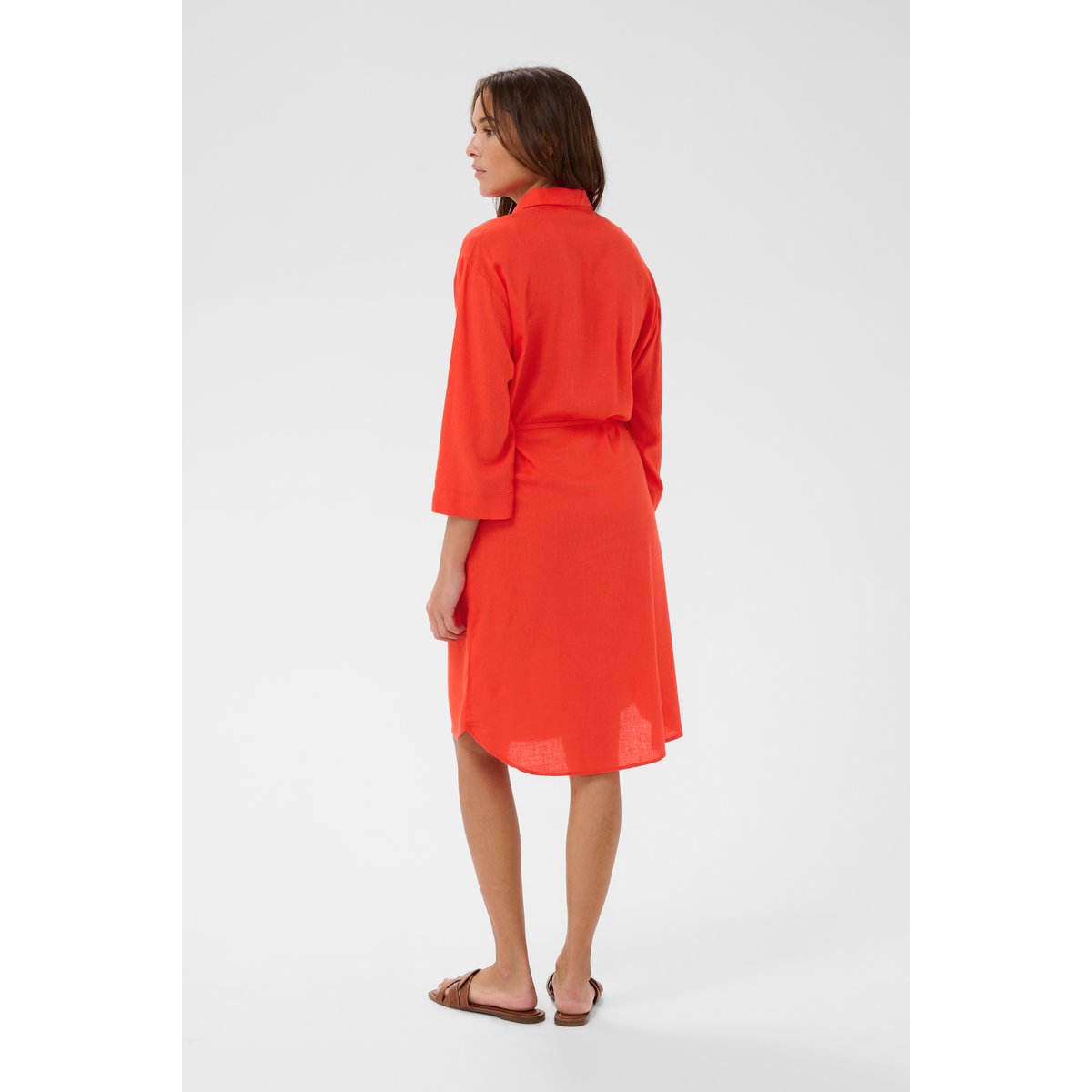 Chemise à manches longues rouge poppy red, KAFFE