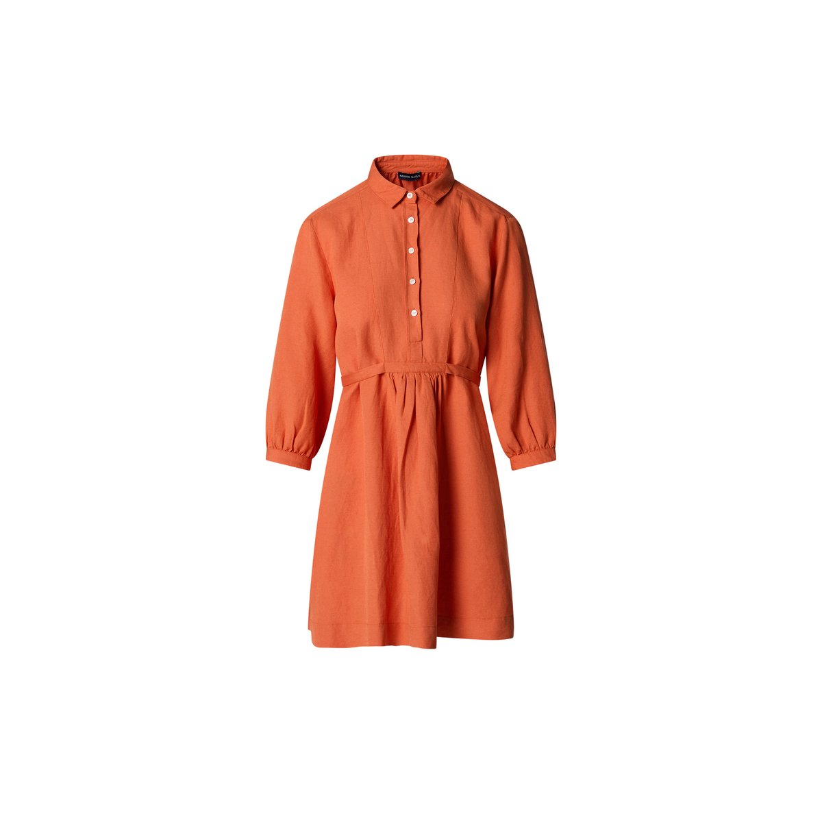 Robe-chemise courte avec attache à la taille orange de la mecque, NORTH SAILS