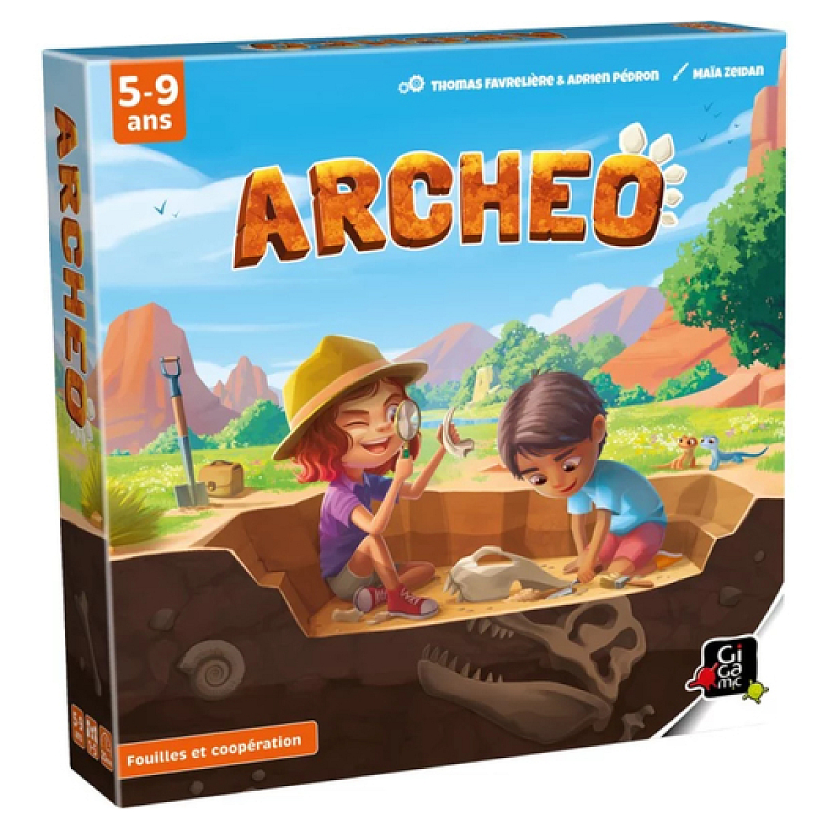 Archeo - Jeu de societe - couleur unique, GIGAMIC